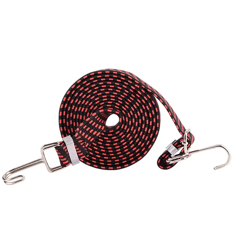 Versatile Bungee Straps: Adjustable Flat Bungee Straps with Hooks - Perfect for Motorcycles and All Your Tie-Down Needs (2)