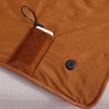 Warm Comfort on the Go: USB Heated Electric Knitted Throw Blanket (5)