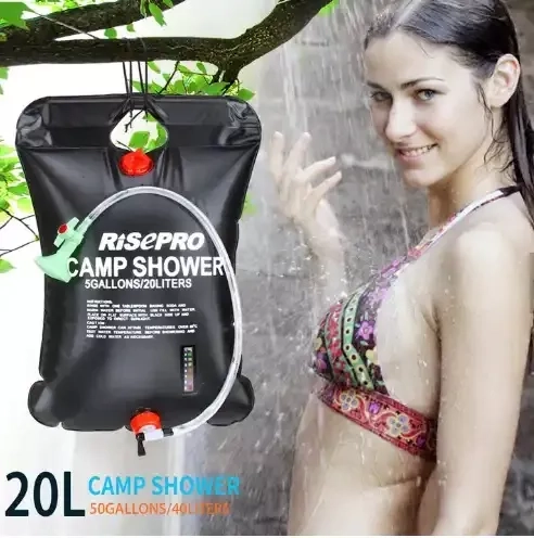 Outdoor Solar-Powered Shower Bag System - Portable Backpacking Shower Solution for Camping & Hiking (5) Outdoor Solar-Powered Shower Bag System - Portable Backpacking Shower Solution for Camping & Hiking (5)