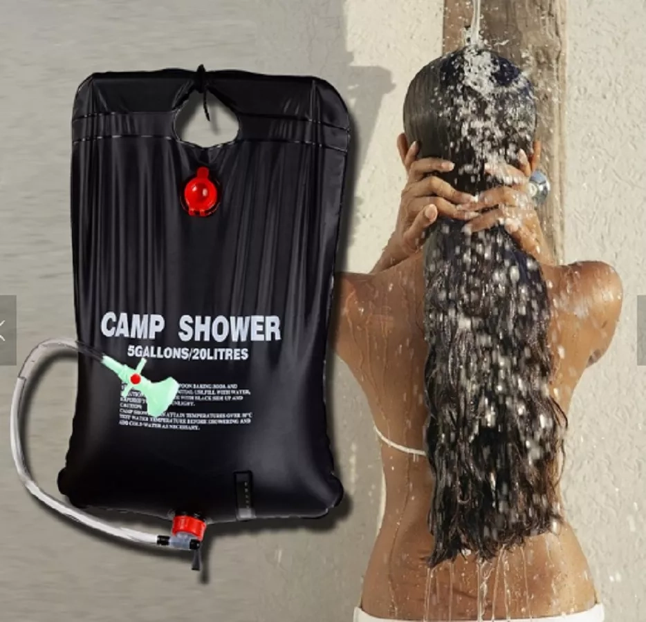 Outdoor Solar-Powered Shower Bag System - Portable Backpacking Shower Solution for Camping & Hiking (6) Outdoor Solar-Powered Shower Bag System - Portable Backpacking Shower Solution for Camping & Hiking (6)