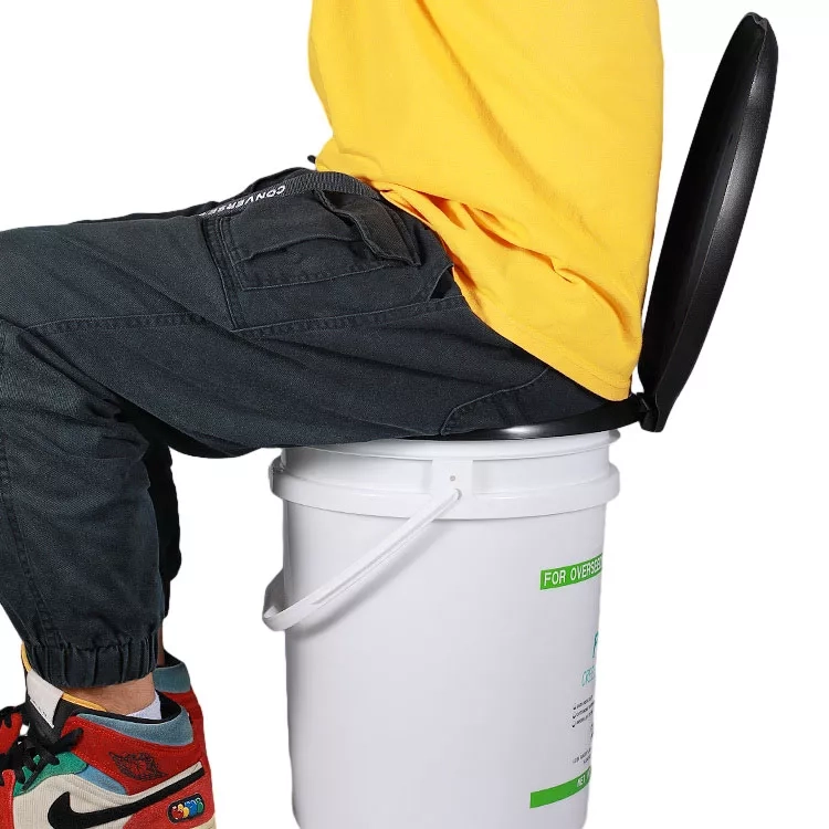 Premium Round Toilet Seat: Elevated Riser, Replacement Cover, and Chic Black Option Included (6) Premium Round Toilet Seat: Elevated Riser, Replacement Cover, and Chic Black Option Included (6)