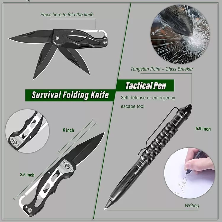 Ultimate Wilderness Survival: Premium Outdoor and Camping First Aid Kit - Essential for Camping Trips and Outdoor Adventures (4) Ultimate Wilderness Survival: Premium Outdoor and Camping First Aid Kit - Essential for Camping Trips and Outdoor Adventures (4)