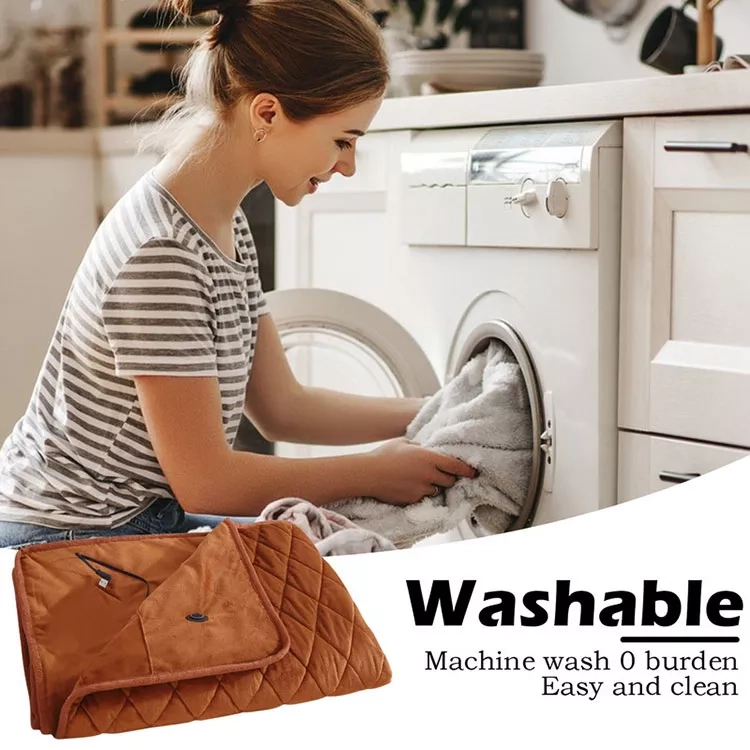 Warm Comfort on the Go: USB Heated Electric Knitted Throw Blanket (3) Warm Comfort on the Go: USB Heated Electric Knitted Throw Blanket (3)